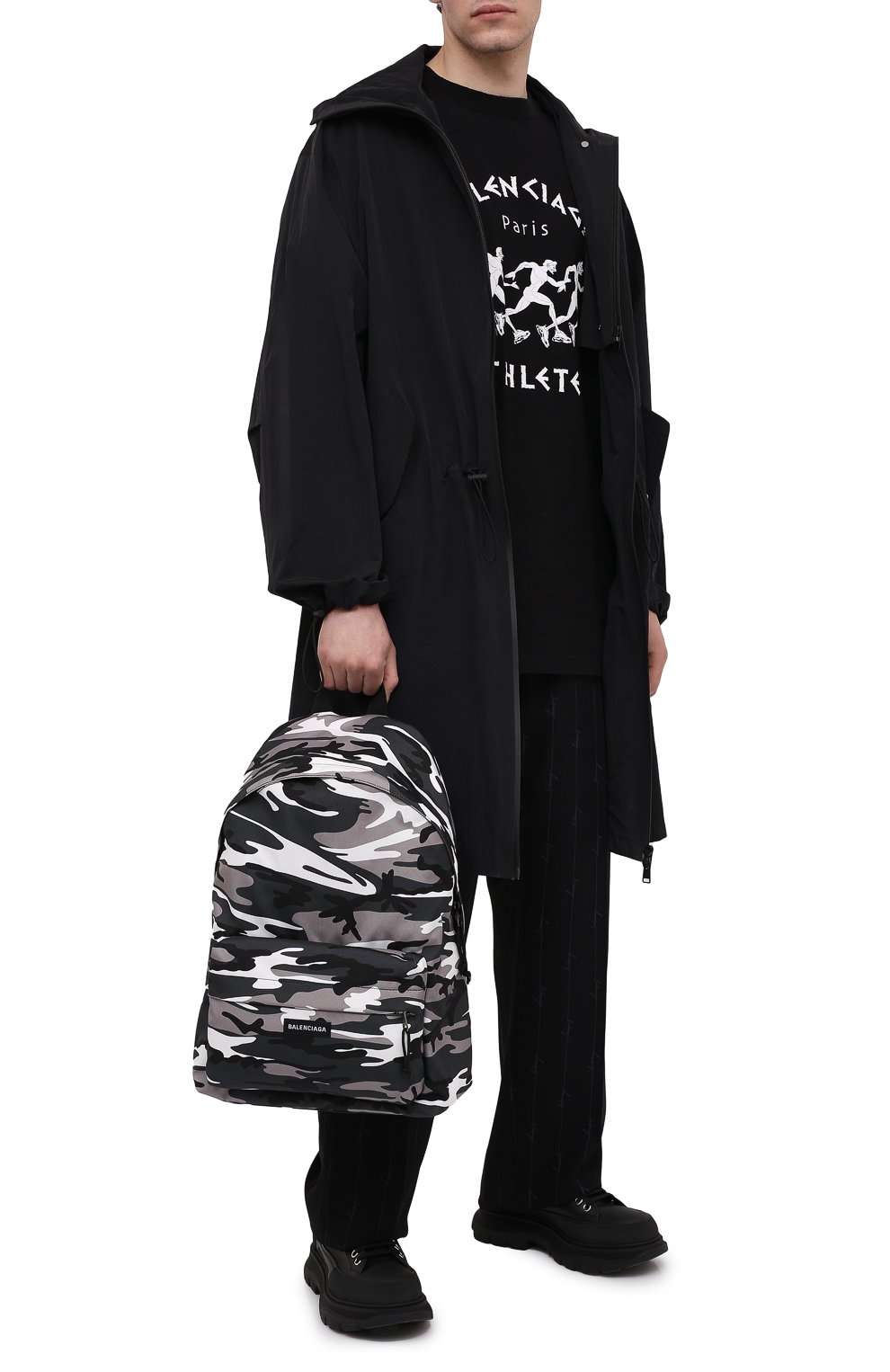 Текстильный рюкзак explorer BALENCIAGA серого цвета по цене 95950 руб., арт. 503221/2BKLX, фото 2 Текстильный рюкзак explorer BALENCIAGA, арт. 503221/2BKLX, фото 2