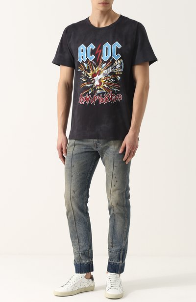 Хлопковая футболка с принтом GUCCI, арт. 493117/X3H43, фото 2