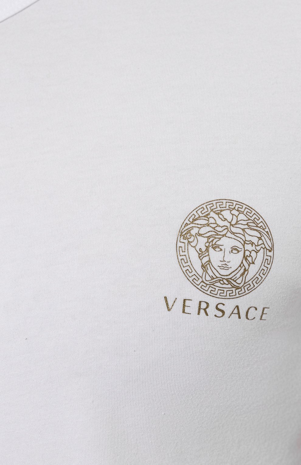 Хлопковая футболка VERSACE, арт. AUU01004/A232741, фото 5