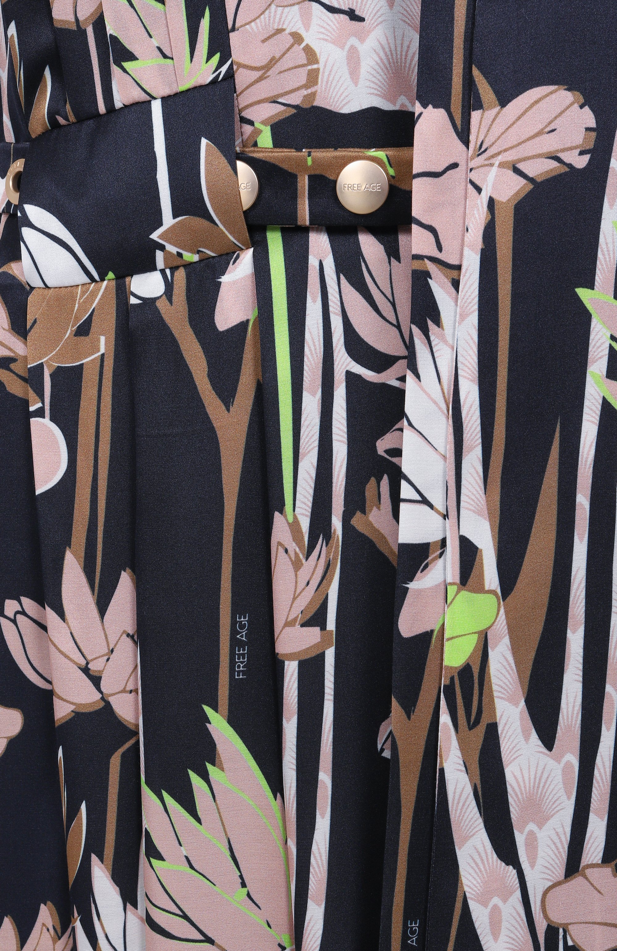 Платье из хлопка и шелка FREEAGE, арт. WS25.DR134M.6001.499, фото 6