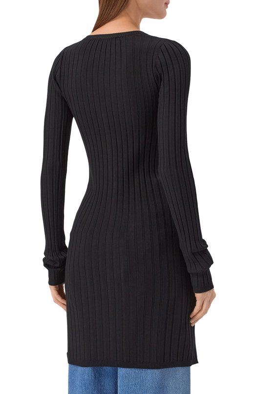 Кардиган из вискозы Dolce & Gabbana FXVDGZ/JFMIB Чёрный  FXVDGZ/JFMIB Фото 4