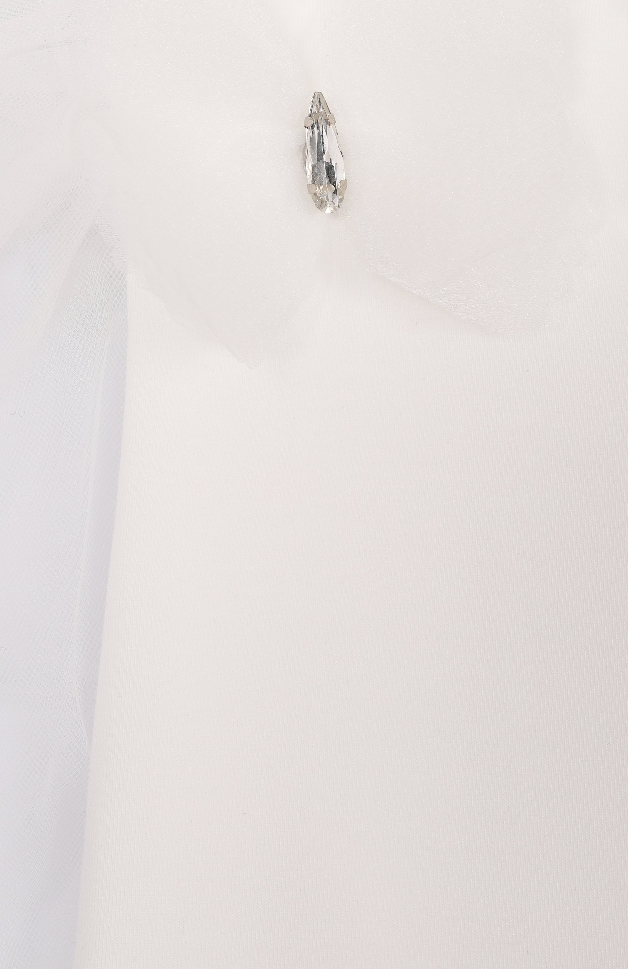 Хлопковая футболка MONNALISA, арт. 71E605, фото 3