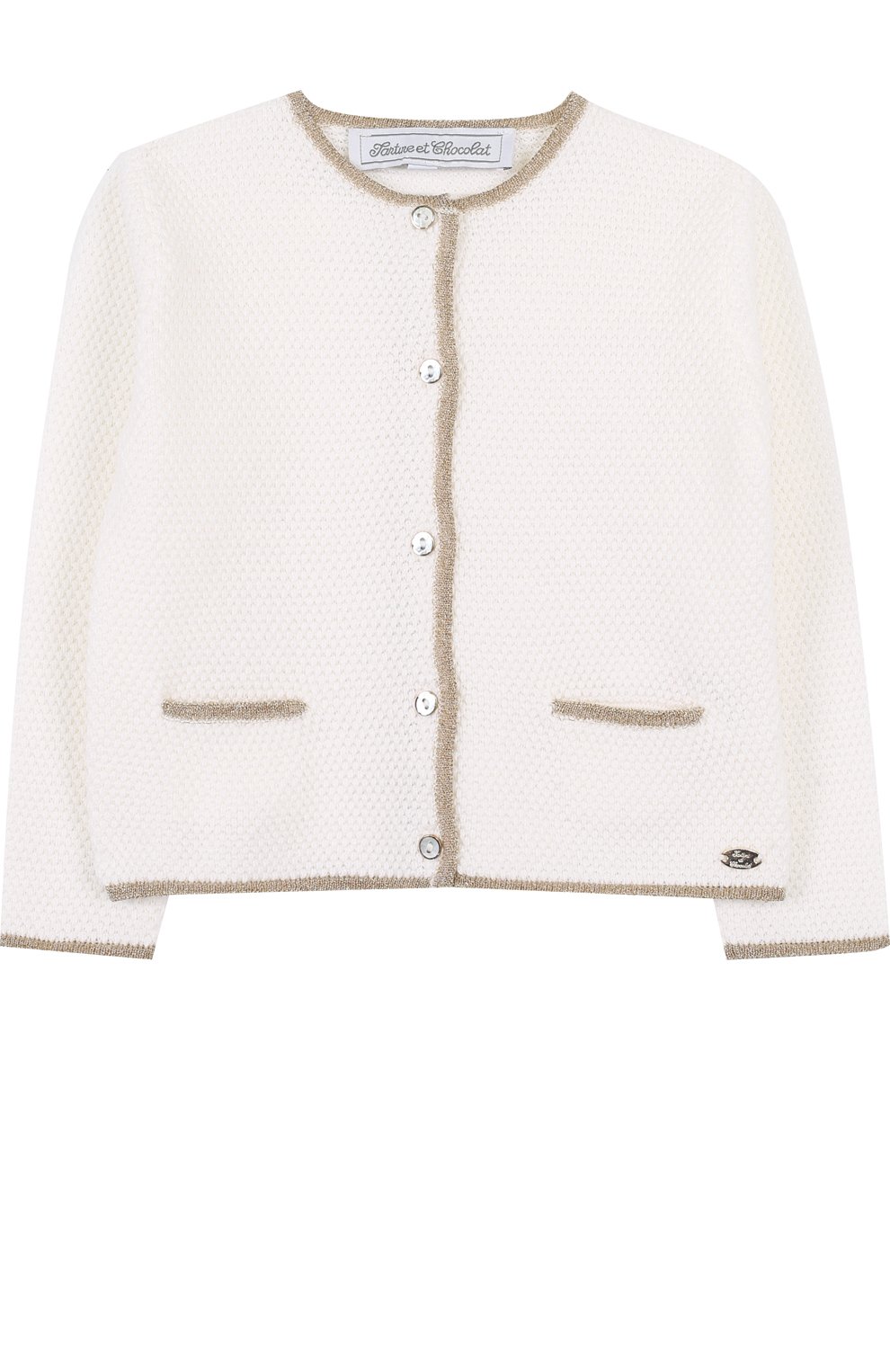 Хлопковый кардиган с круглым вырезом TARTINE ET CHOCOLAT, арт. TL18031/1M-18M, фото 1