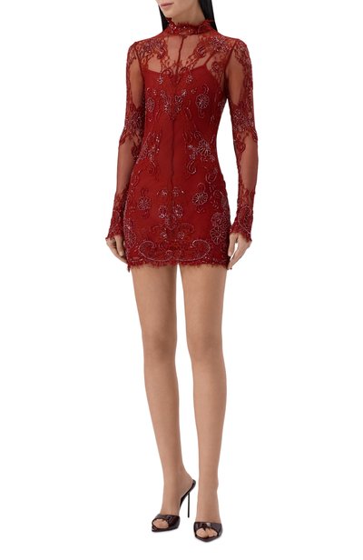 Платье с отделкой бисером BLUMARINE, арт. RF6062/J1616, фото 2