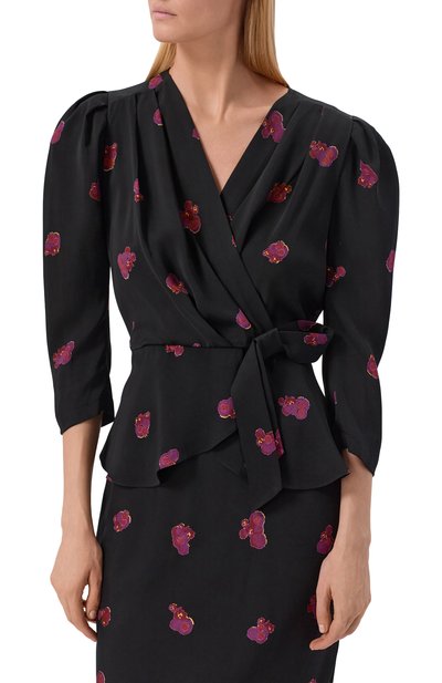 Костюм из вискозы ELLYME черного цвета по цене 44900 руб., арт. 00394, фото 3 Костюм из вискозы ELLYME, арт. 00394, фото 3