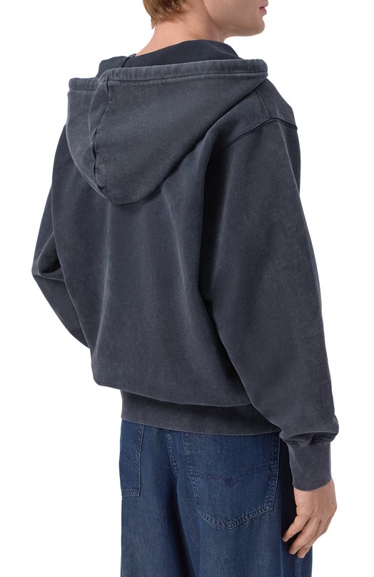 Хлопковое худи Dsquared2 S74GU0942/D25028 Серый  S74GU0942/D25028 Фото 4