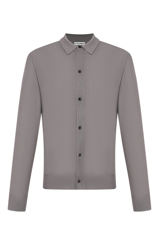 Кардиган из шелка и кашемира Attachment AK61-004 Серый AK61-004