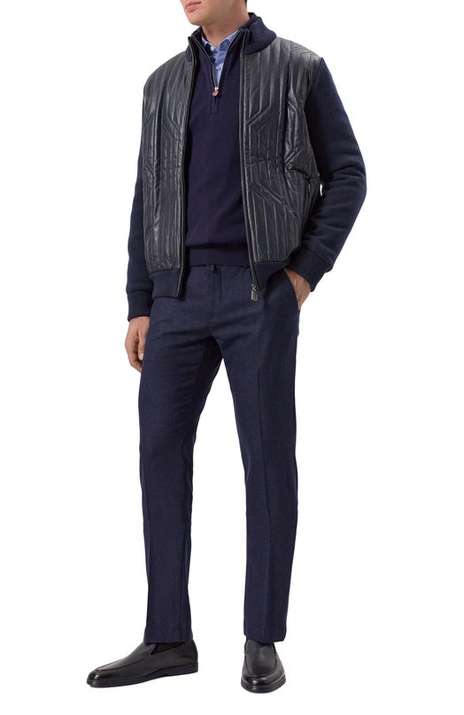 Шерстяные брюки Jacob Cohen 25I P/JUM_PT001 002 S3679 RW Синий  25I P/JUM_PT001 002 S3679 RW Фото 2
