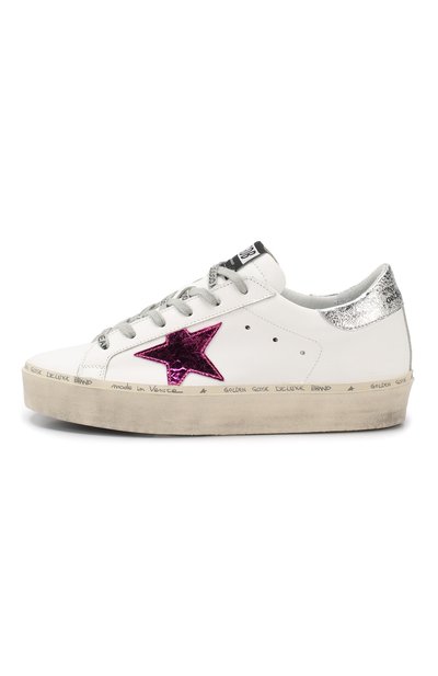 Кожаные кеды hi star GOLDEN GOOSE DELUXE BRAND, арт. G34WS945.F8, фото 3
