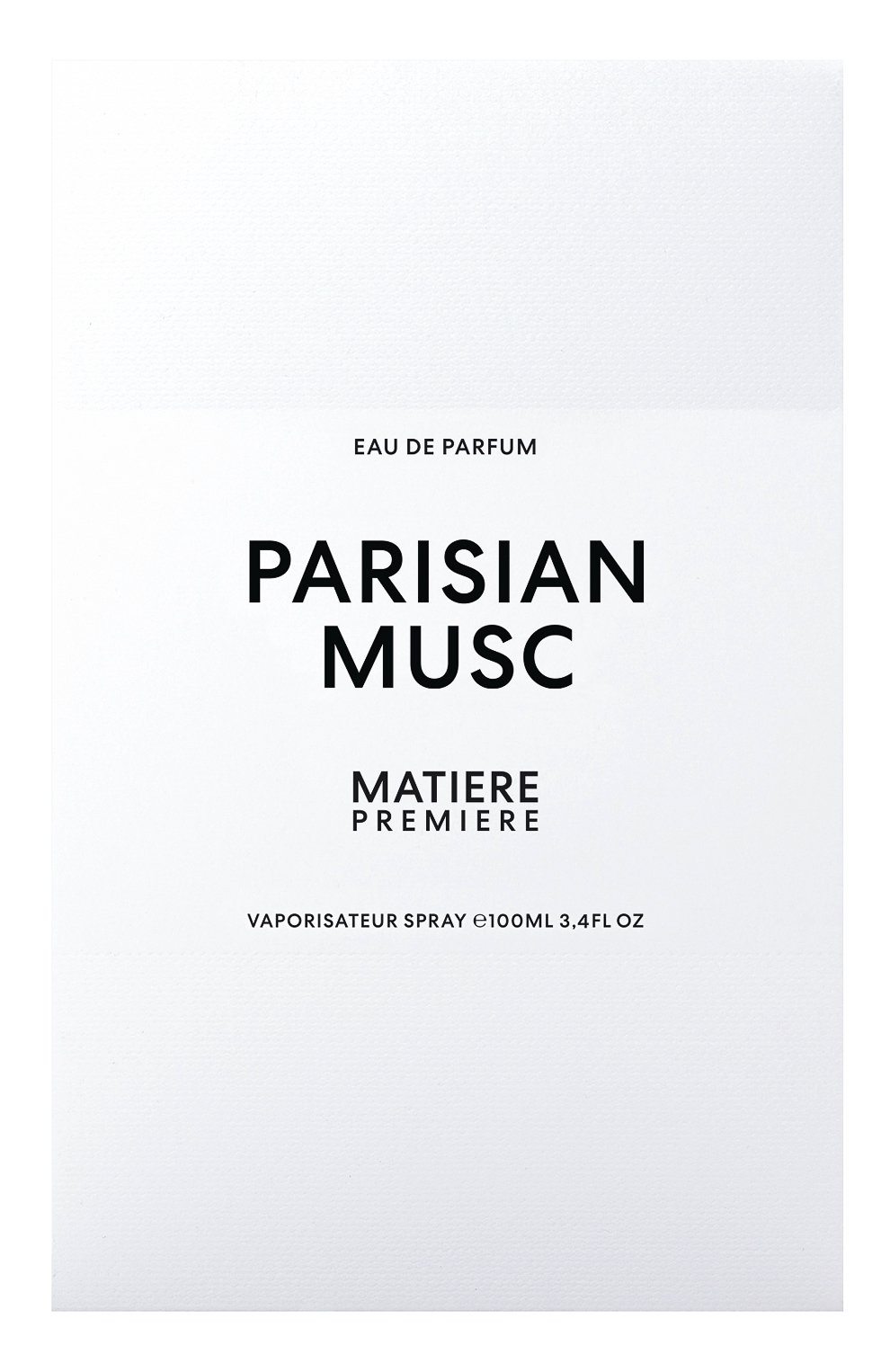 Парфюмерная вода parisian musc (100ml) MATIERE PREMIERE, арт. 3770007317193, фото 2