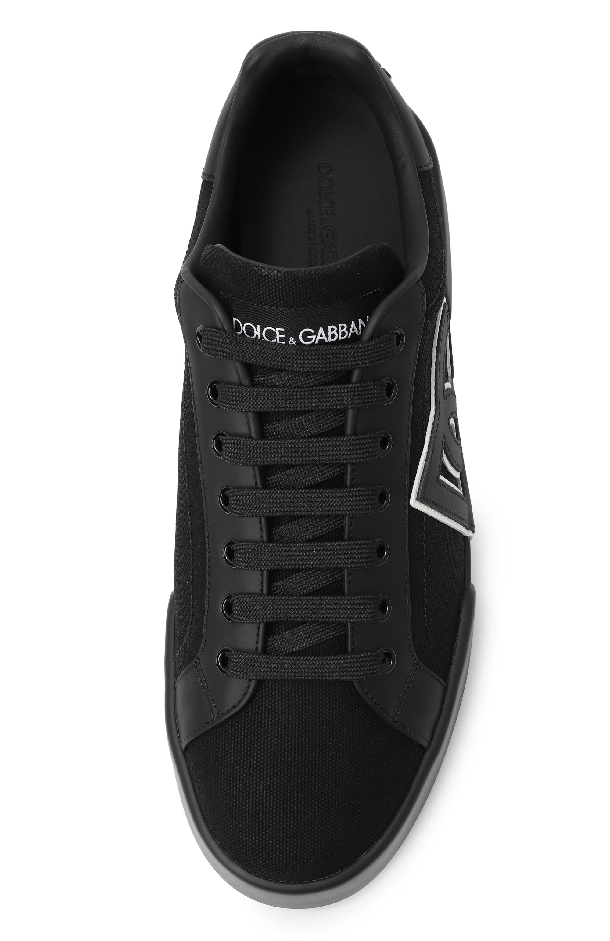 Комбинированные кеды portofino light strobel DOLCE & GABBANA, арт. CS2343/AE629, фото 6