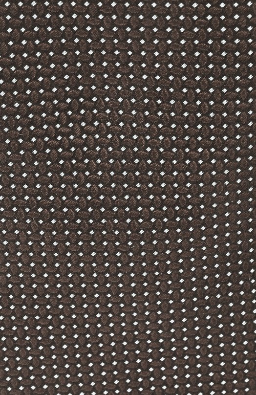 Шелковый галстук Canali 18/HJ04559 Коричневый  18/HJ04559 Фото 4