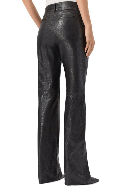 Брюки из вискозы MSGM 3941MDP11/257616 Чёрный  3941MDP11/257616 Фото 4