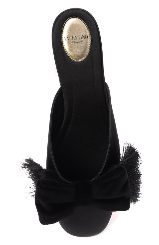 Текстильные сабо Reinette Valentino 8W2S0NK7/RAA Чёрный  8W2S0NK7/RAA Фото 6