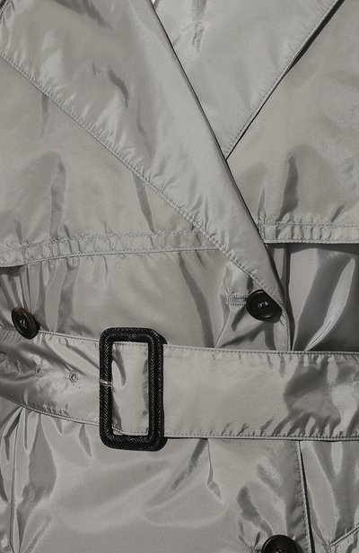 Тренч PRADA серого цвета по цене 200000 руб., арт. 291168-1WQ9-F0193-201, фото 5 Тренч PRADA, арт. 291168-1WQ9-F0193-201, фото 5