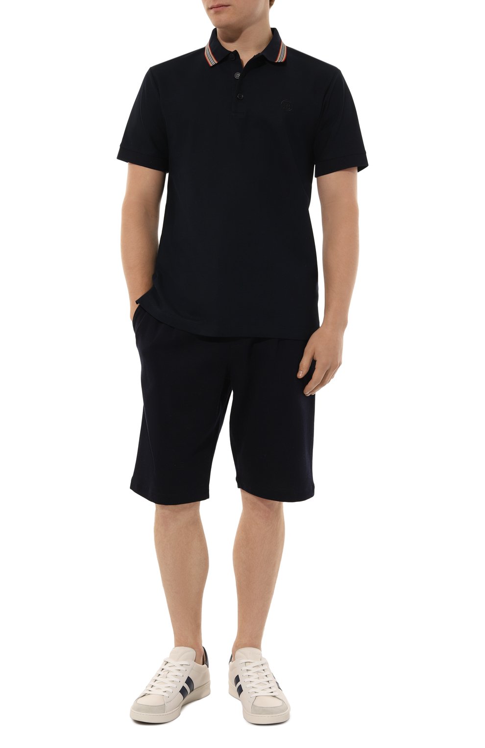 Хлопковое поло BURBERRY, арт. 8084019, фото 2