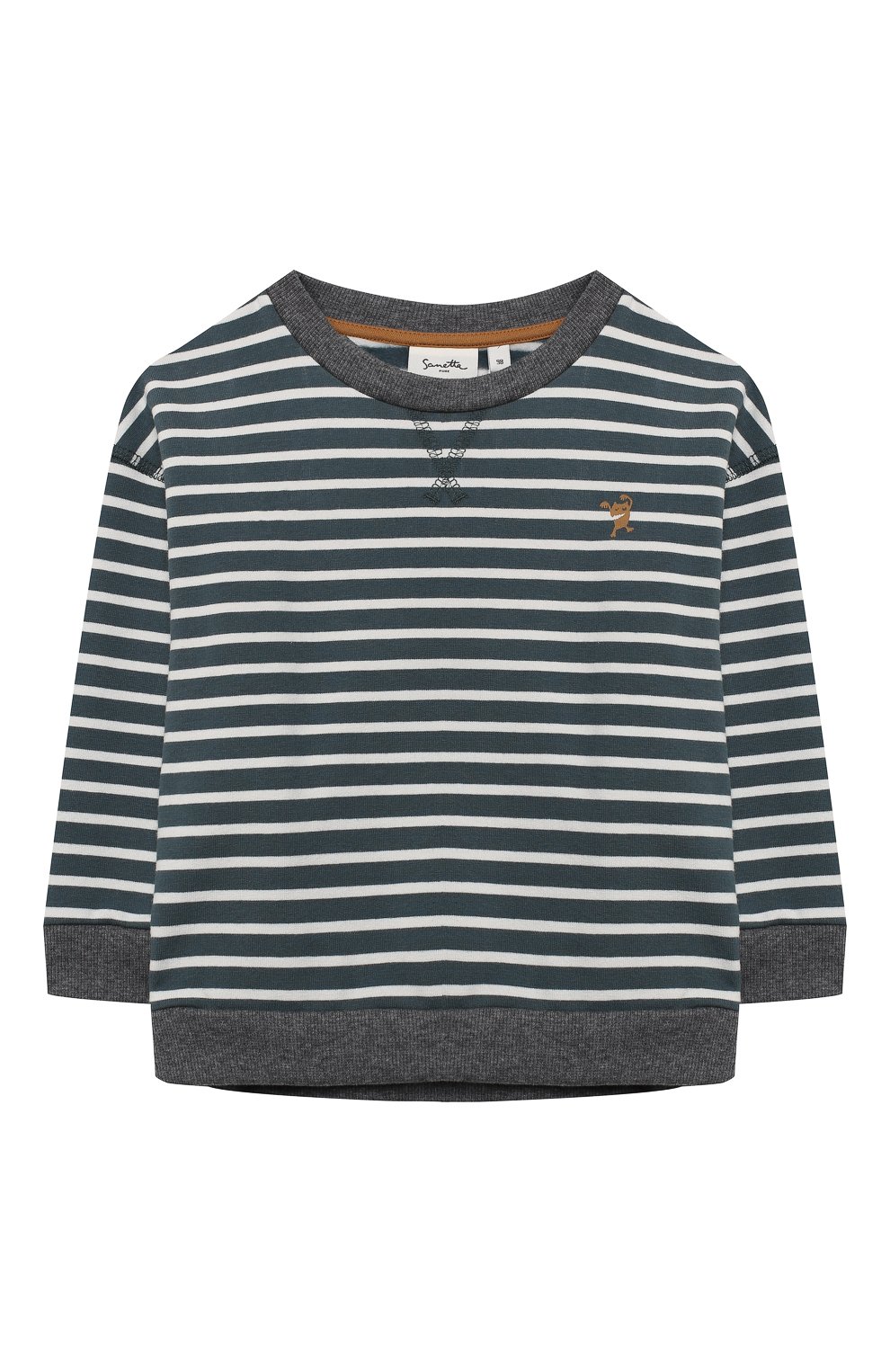 Хлопковый свитшот SANETTA, арт. 10140, фото 1