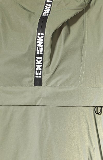 Анорак с капюшоном IENKI IENKI зеленого цвета по цене 74500 руб., арт. AN0RAK MAN/REFLECTIVE NYL0N, фото 5 Анорак с капюшоном IENKI IENKI, арт. AN0RAK MAN/REFLECTIVE NYL0N, фото 5