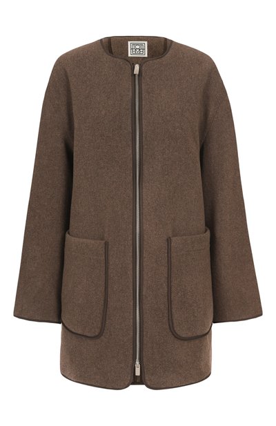 Женское шерстяное полупальто TOTEME, арт. 251-WR04262-FB0039