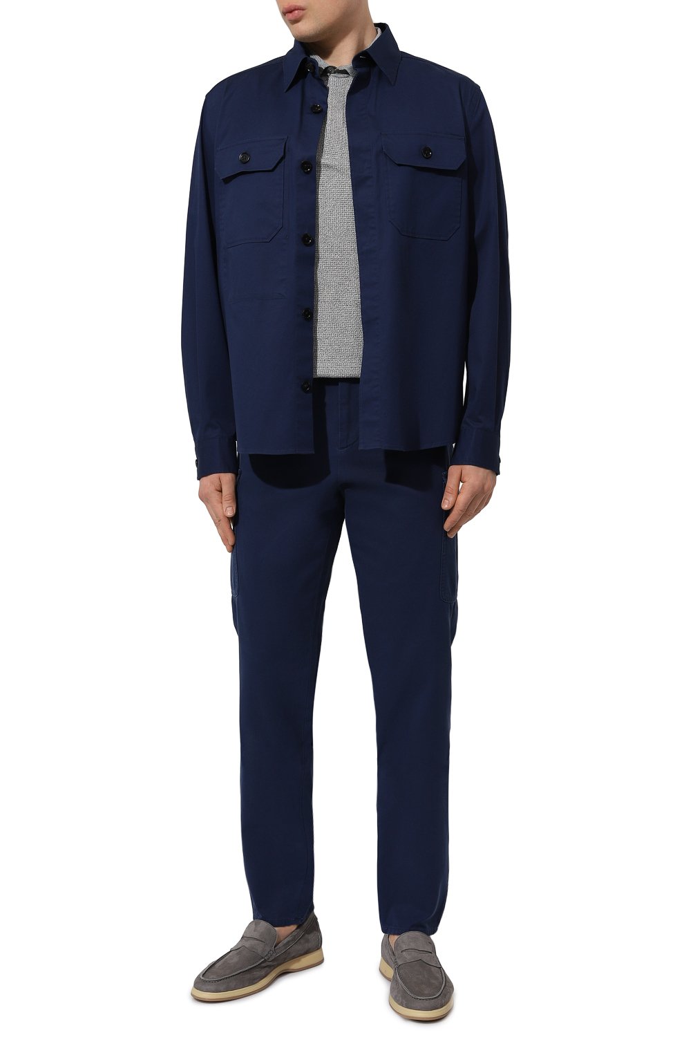 Хлопковая рубашка ZEGNA, арт. UDV16A7/S0T8, фото 2