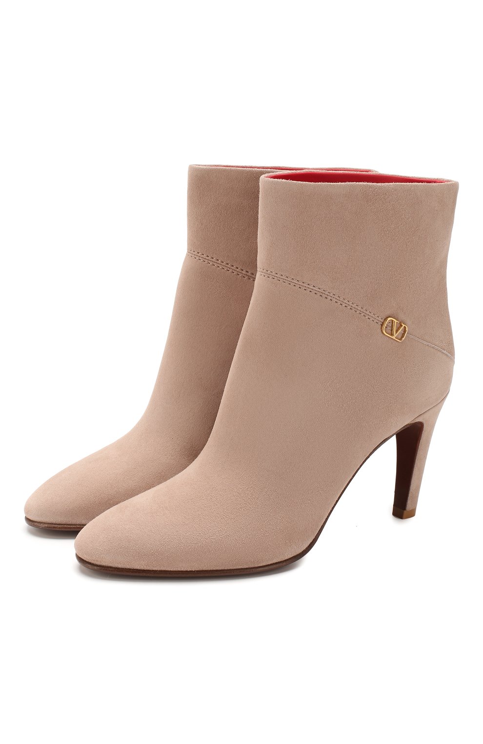 Замшевые ботильоны go logo VALENTINO, арт. SW2S0Q53/CAS, фото 1