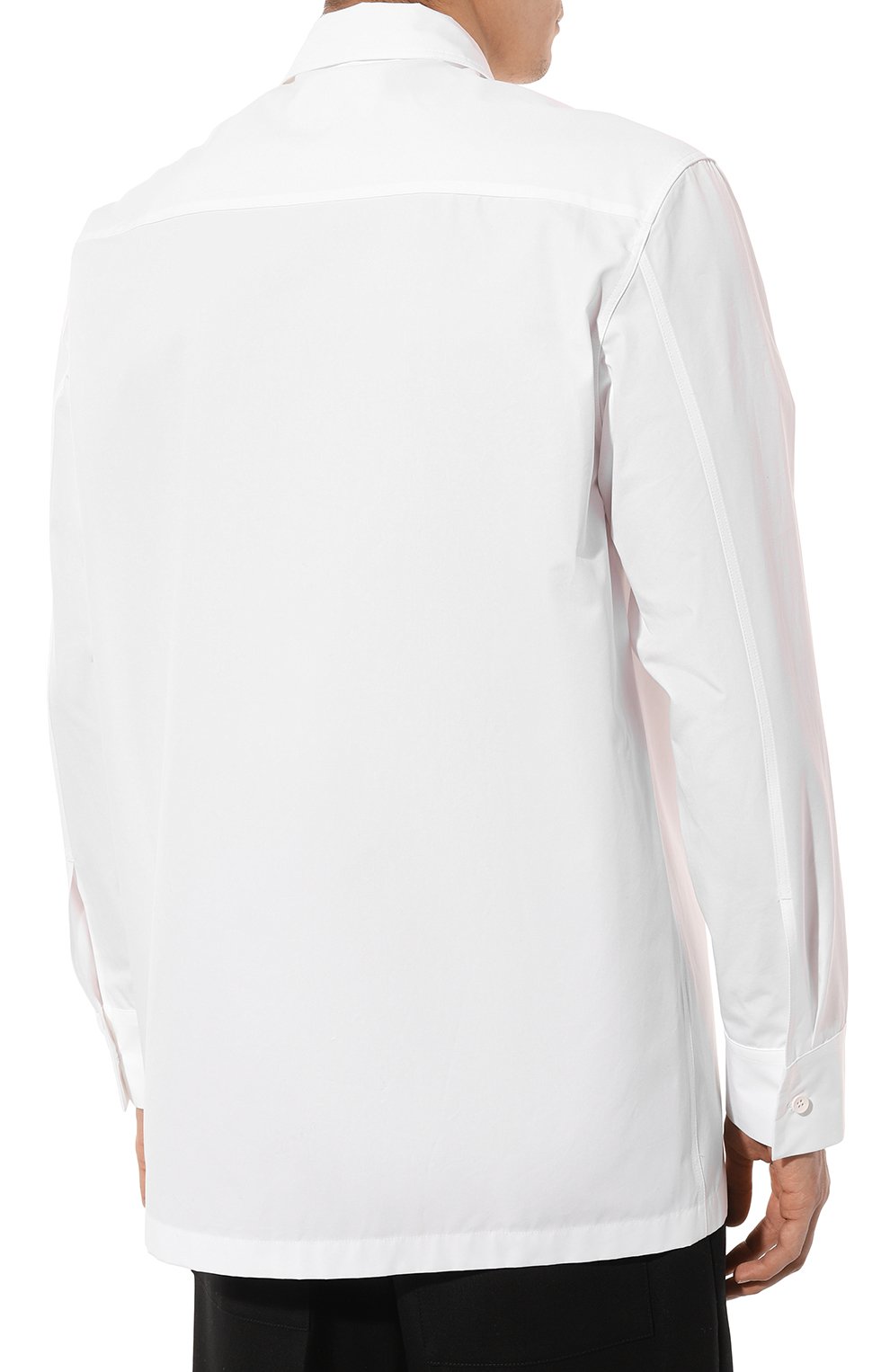 Хлопковая рубашка JIL SANDER, арт. J22DL0193/J45002, фото 4