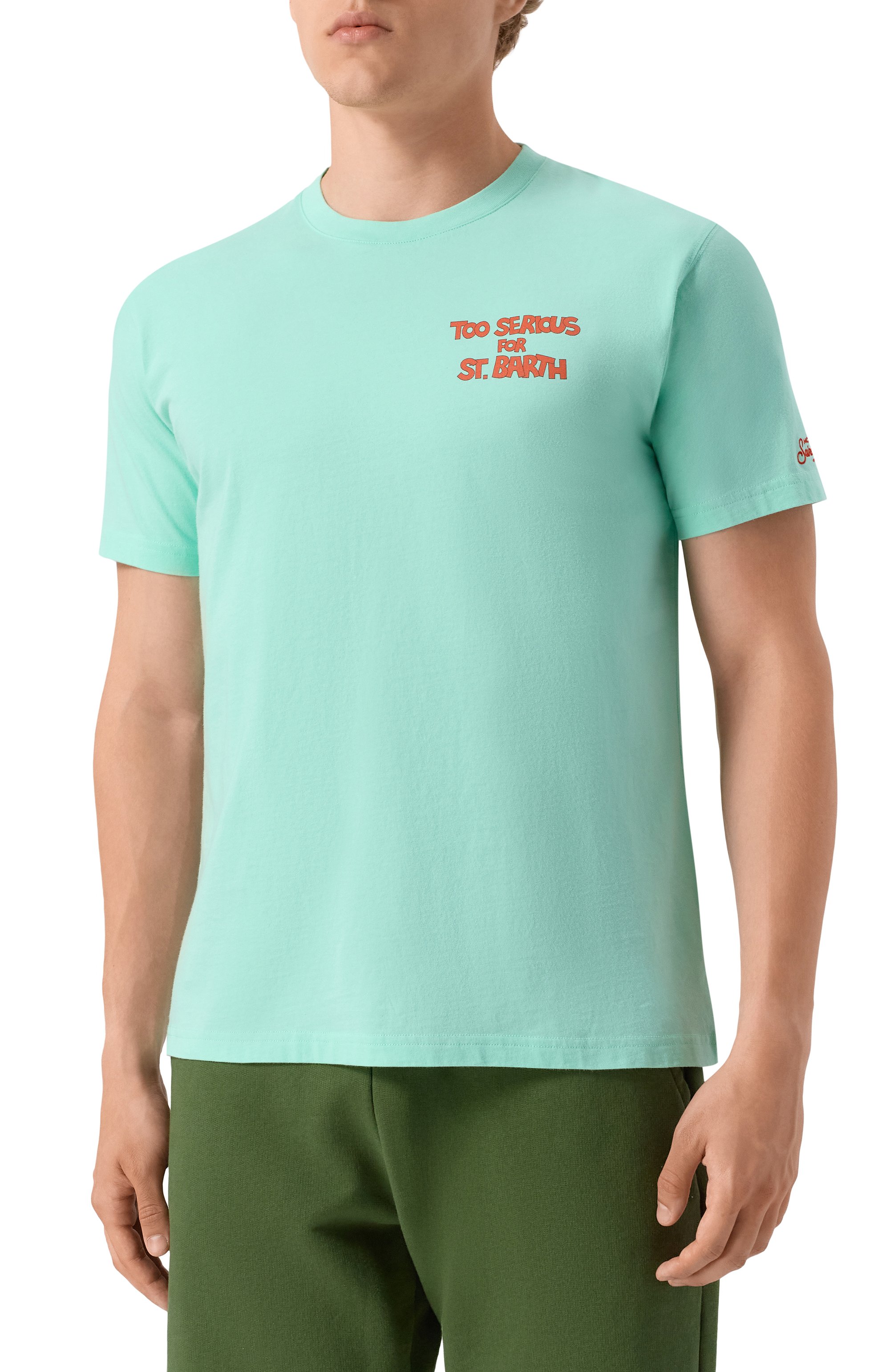 Хлопковая футболка MC2 SAINT BARTH, арт. STBM TSHIRT MAN/01470H, фото 3