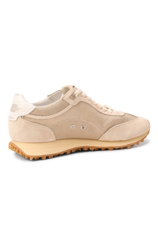 Комбинированные кроссовки Running Marathon Golden Goose Deluxe Brand GMF00683.F007840 Бежевый  GMF00683.F007840 Фото 5