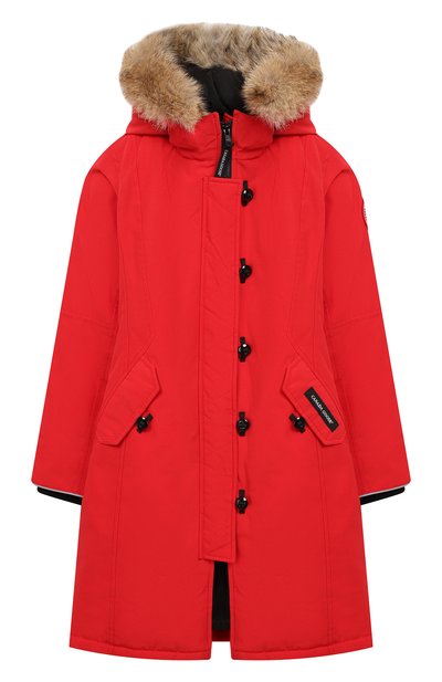 Пуховая парка brittania с меховой отделкой капюшона CANADA GOOSE, арт. 4593Y, фото 1