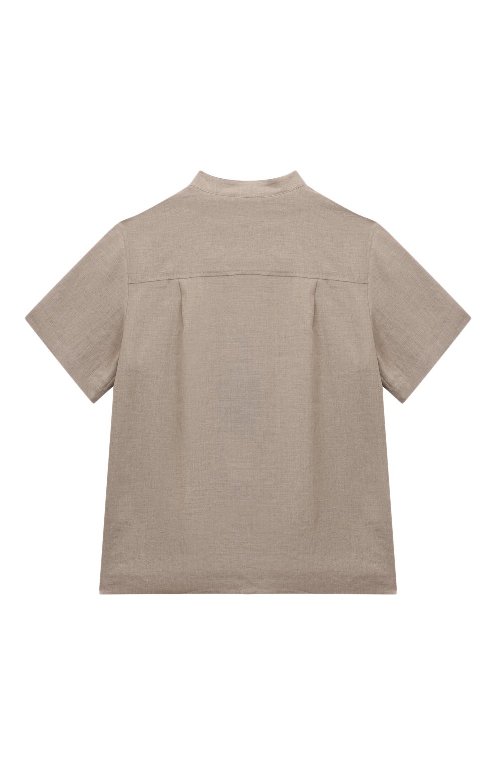 Льняная рубашка DOLCE & GABBANA светло-бежевого цвета по цене 38100 руб., арт. L44S02/G7NWR, фото 2 Льняная рубашка DOLCE & GABBANA, арт. L44S02/G7NWR, фото 2