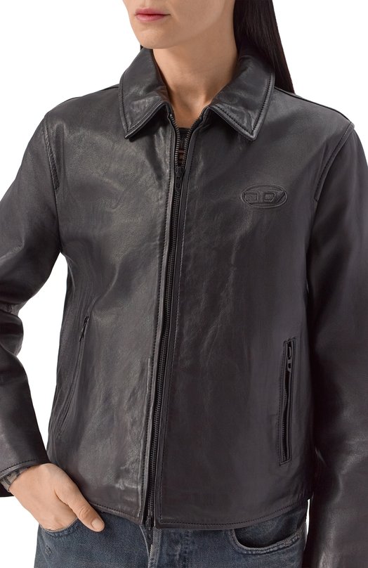 Кожаная куртка Diesel A21901/0AJIR Чёрный  A21901/0AJIR Фото 5