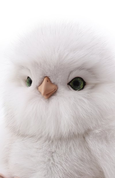 Мягкая игрушка сова из песца CAROLON, арт. МИ-25-ЛГ-002-2, фото 4