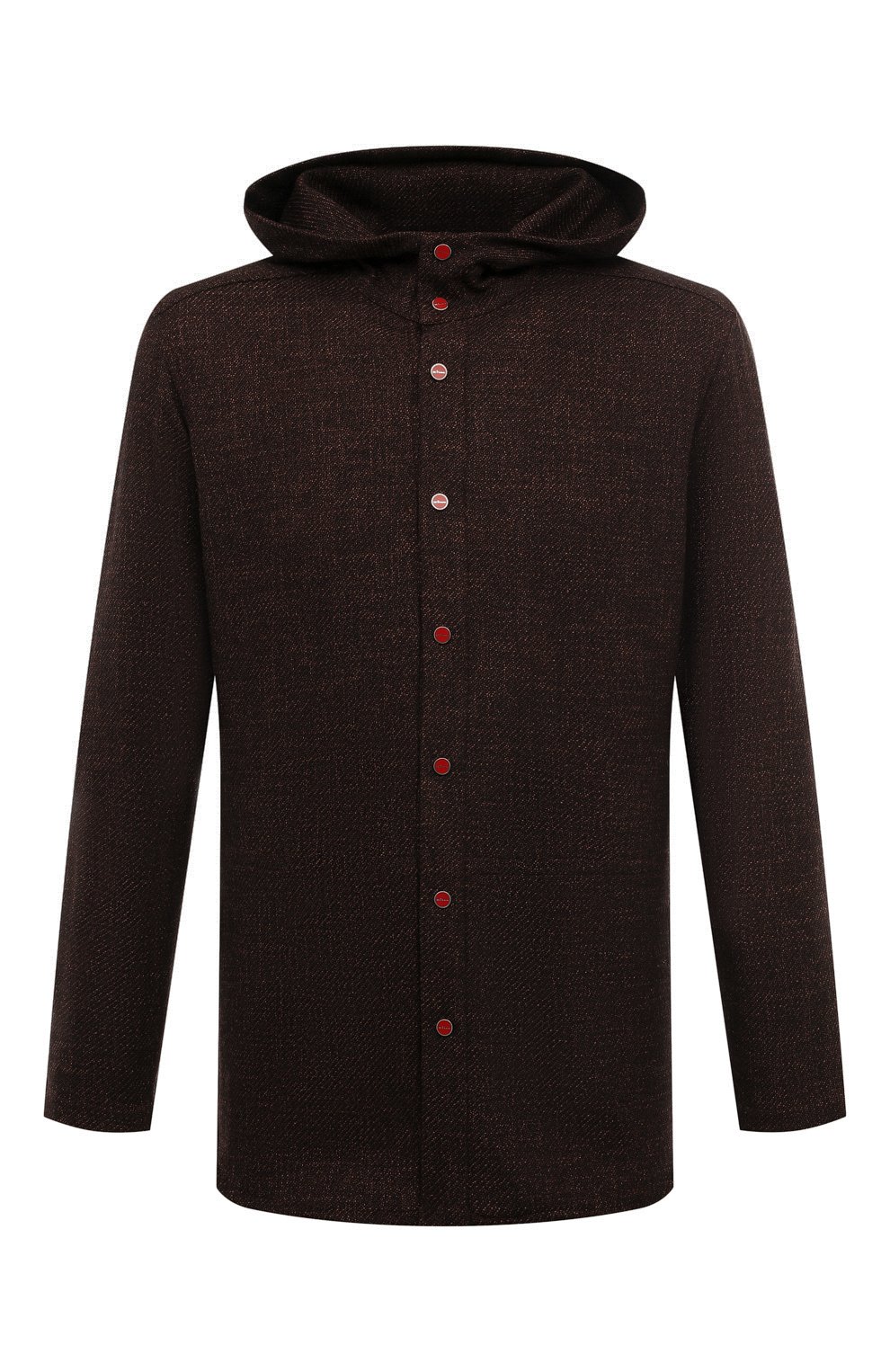 Рубашка из шерсти и шелка KITON, арт. UMCPETEK0170E10, фото 1