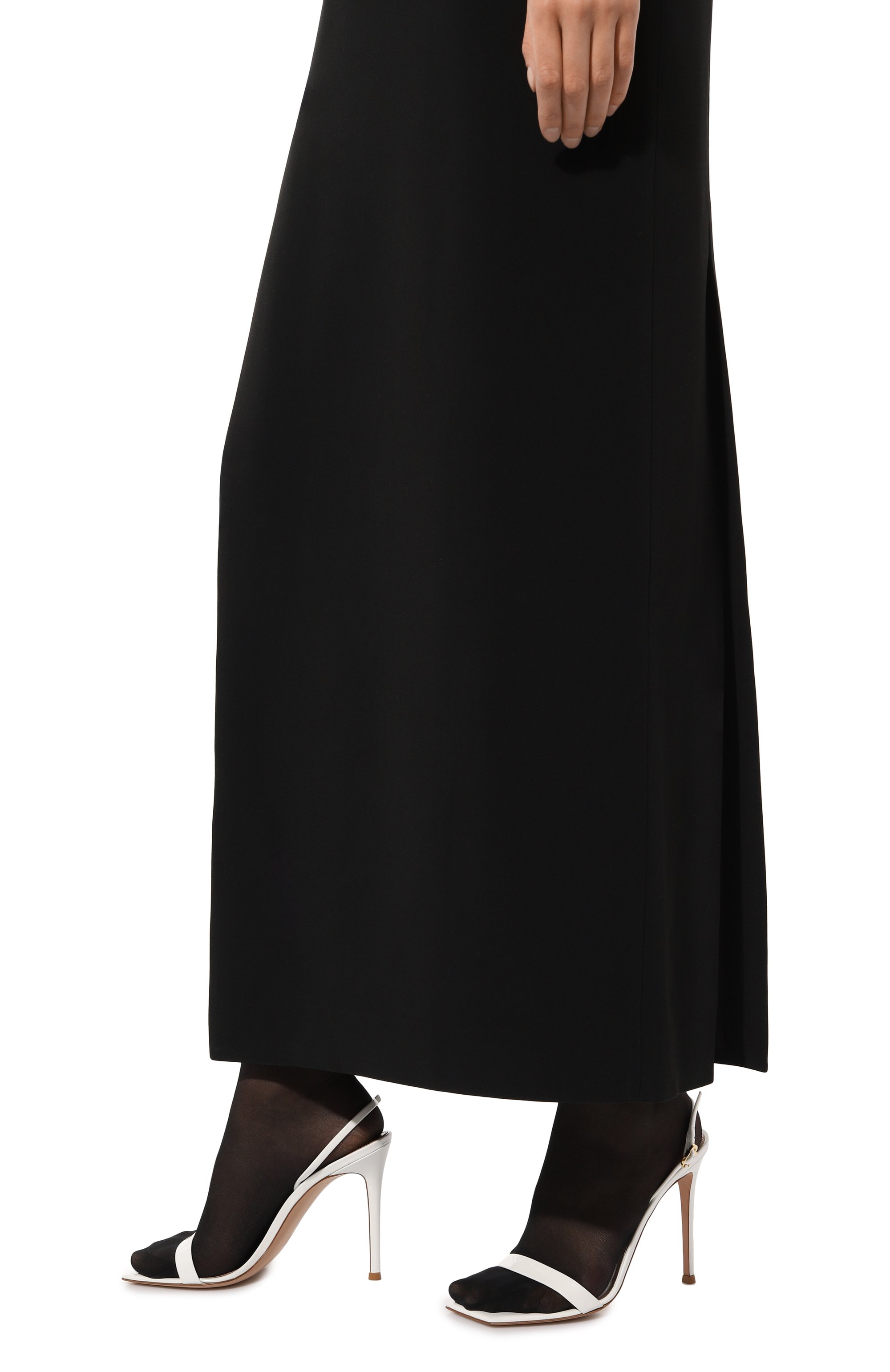 Кожаные босоножки ribbon GIANVITO ROSSI, арт. G32088.15RIC.VERBIAN, фото 3