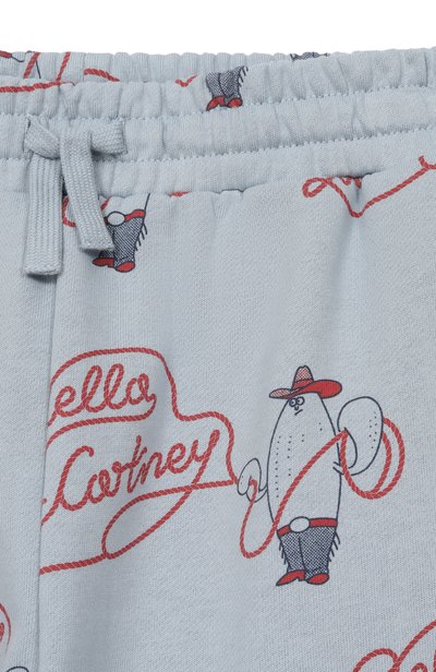 Хлопковые джоггеры STELLA MCCARTNEY, арт. TZ6H00, фото 3