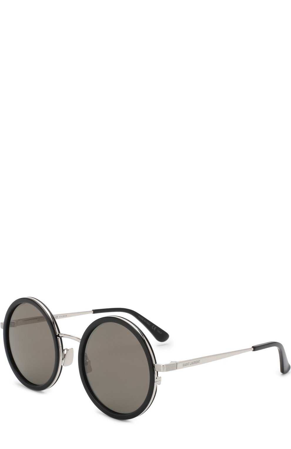 Солнцезащитные очки SAINT LAURENT серебряного цвета по цене 28850 руб., арт. SL 136 C0MBI 001, фото 1 Солнцезащитные очки SAINT LAURENT, арт. SL 136 C0MBI 001, фото 1