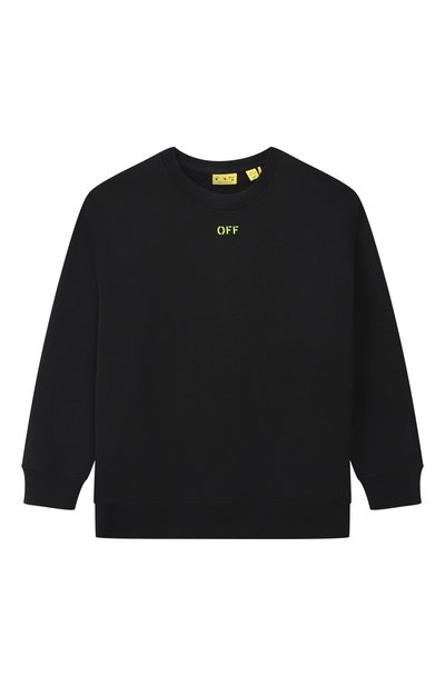 Хлопковый свитшот OFF-WHITE, арт. 0GBA001S26FLE003_001