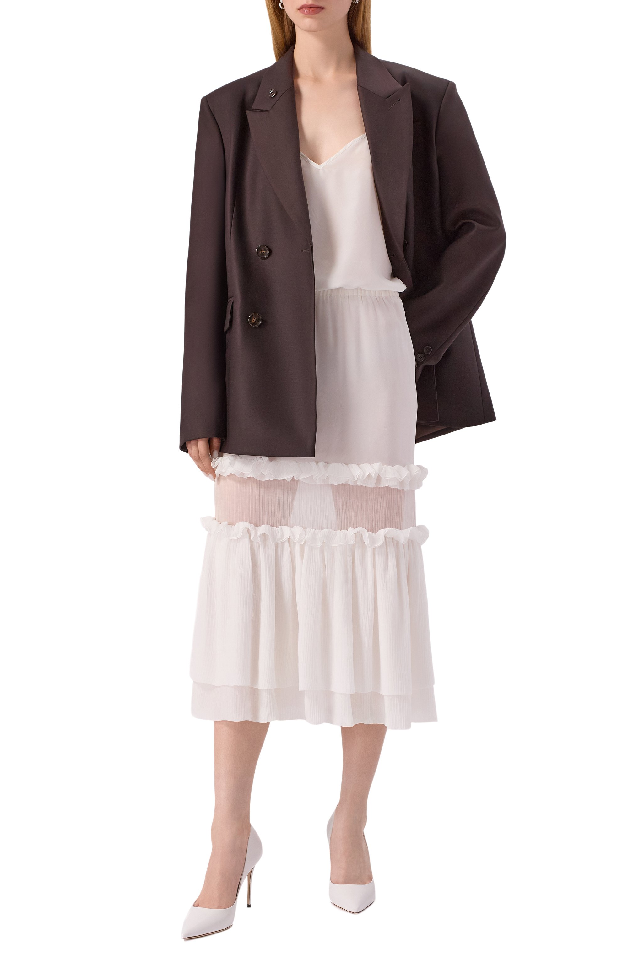 Шерстяной жакет PERVERT коричневого цвета по цене 80000 руб., арт. PE25/JA05/70-08, фото 2 Шерстяной жакет PERVERT, арт. PE25/JA05/70-08, фото 2