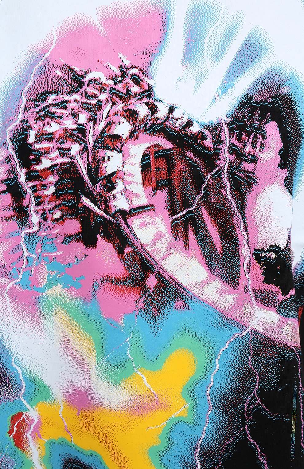 Хлопковая футболка MCQ черного цвета по цене 26000 руб., арт. 624833/RPJ60, фото 5 Хлопковая футболка MCQ, арт. 624833/RPJ60, фото 5