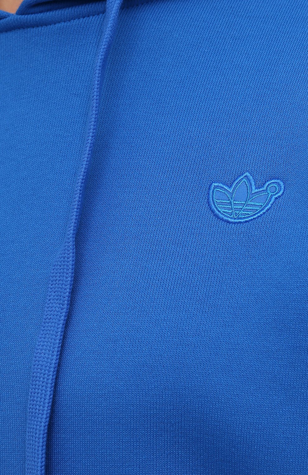 Хлопковое худи ADIDAS ORIGINALS синего цвета по цене 12300 руб., арт. H33459, фото 5 Хлопковое худи ADIDAS ORIGINALS, арт. H33459, фото 5