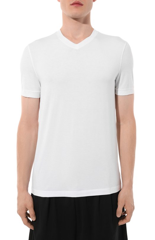 Футболка из вискозы Giorgio Armani 8NST53/SJP4Z Белый  8NST53/SJP4Z Фото 3