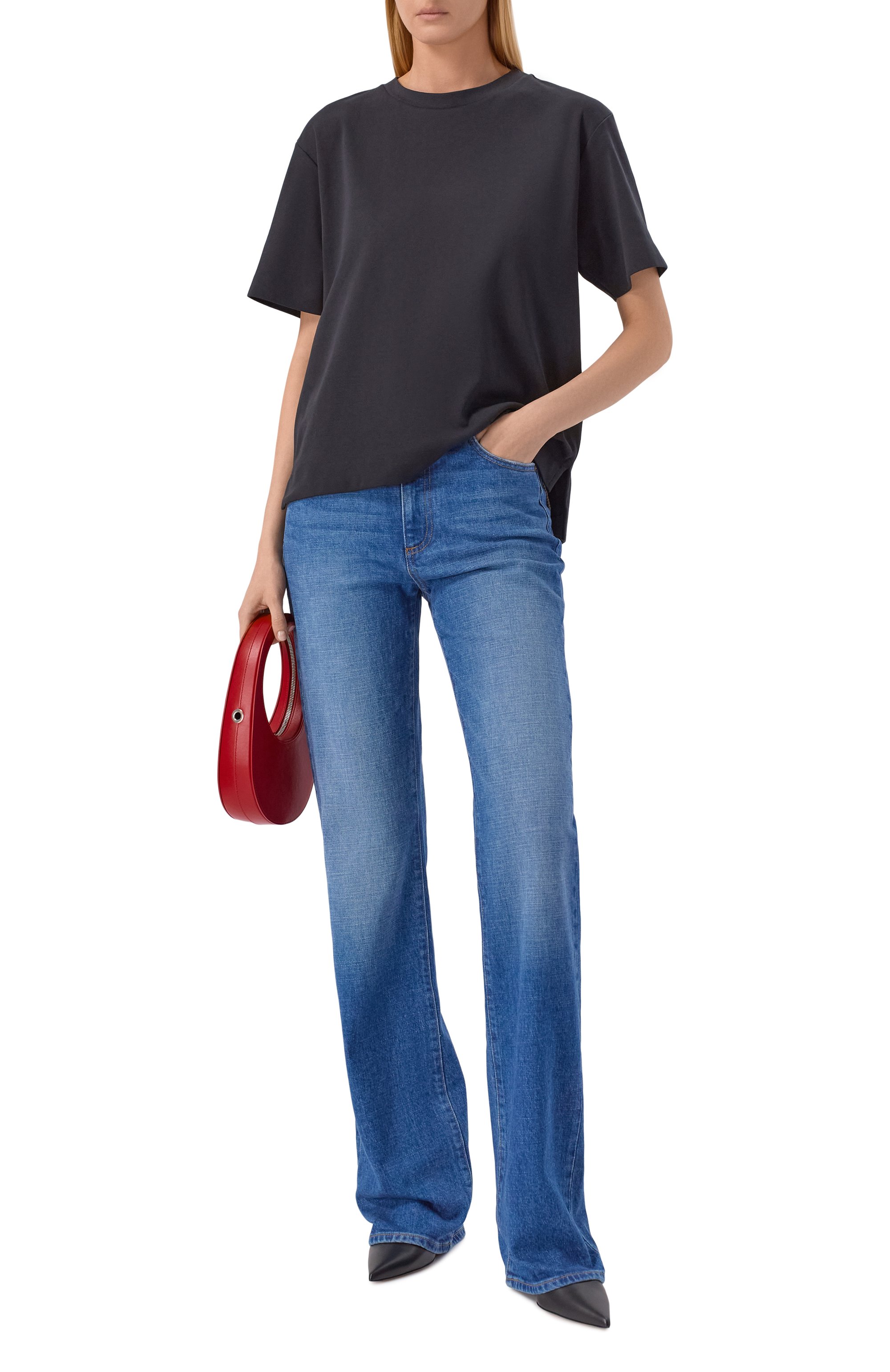 Хлопковая футболка WEEKEND MAX MARA, арт. WKDMULTID, фото 2