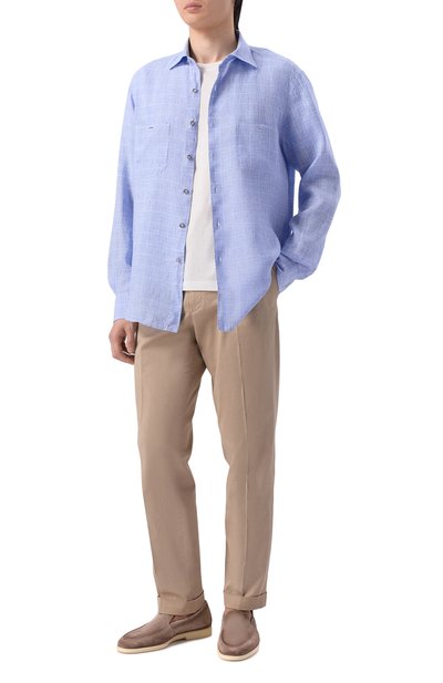 Мужская льняная рубашка STEFANO RICCI, арт. MC007948/BX3124