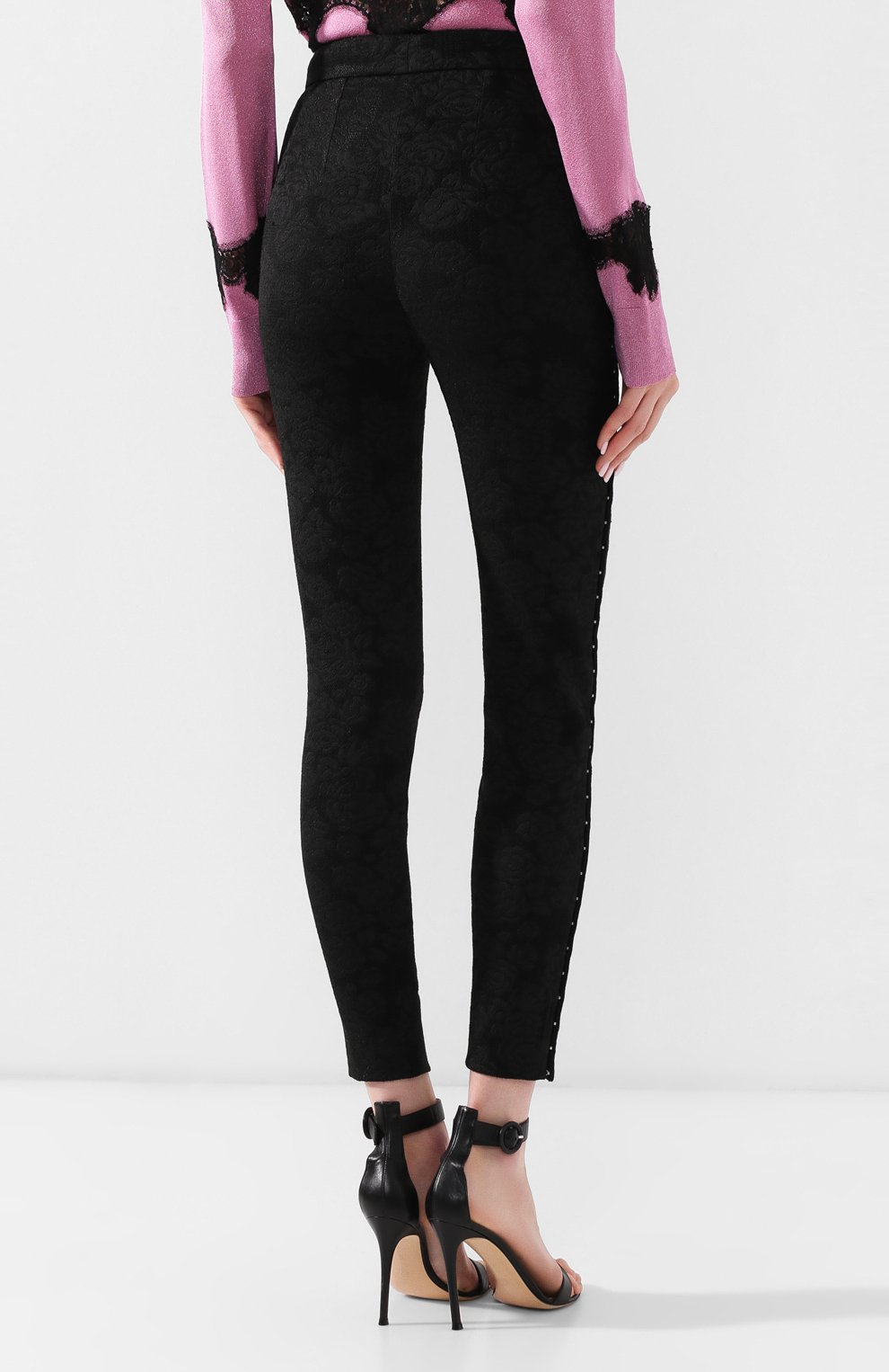 Жаккардовые брюки DOLCE & GABBANA, арт. FTBC1T/FJRCP, фото 4