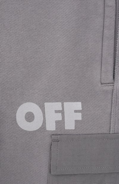 Хлопковые джоггеры OFF-WHITE, арт. 0BCH00BF25FLE001/4-12, фото 3