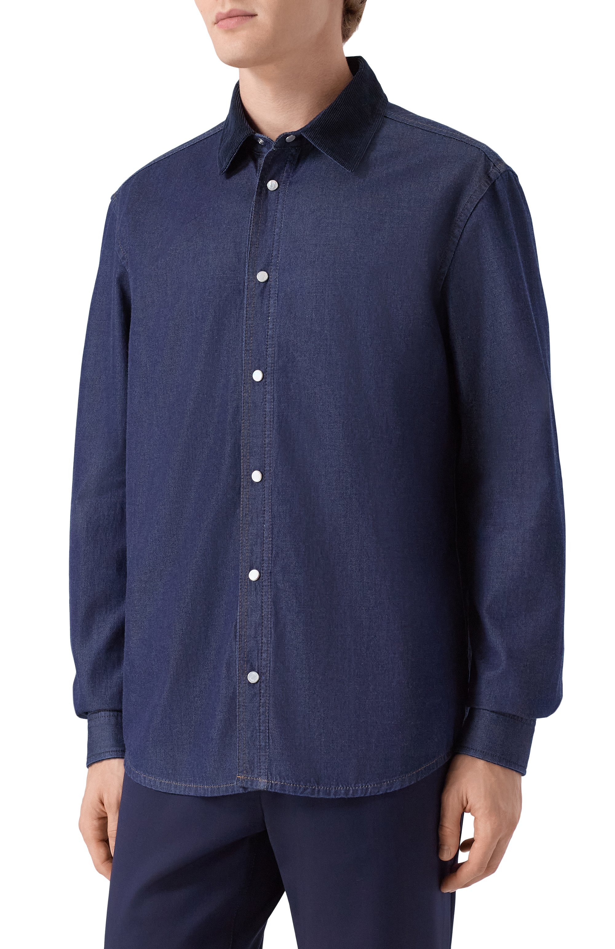 Джинсовая рубашка ZILLI, арт. JPS007M010050012I, фото 3