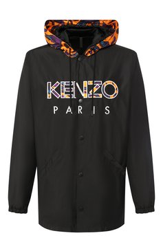 Мужская куртка KENZO черного цвета, арт. F9550U3641NH | Фото 1 (Рукава: Длинные; Материал подклада: Синтетический материал; Статус проверки: Проверена категория; Материал внешний: Синтетический материал, Полиэстер; Длина (верхняя одежда): До середины бедра; Мужское Кросс-КТ: Верхняя одежда; Кросс-КТ: Ветровка, Куртка, Легкие; Материал сплава: Проставлено; Драгоценные камни: Проставлено; Стили: Кэжуэл)