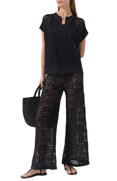 Брюки из хлопка и вискозы D.EXTERIOR, арт. 60368, фото 2