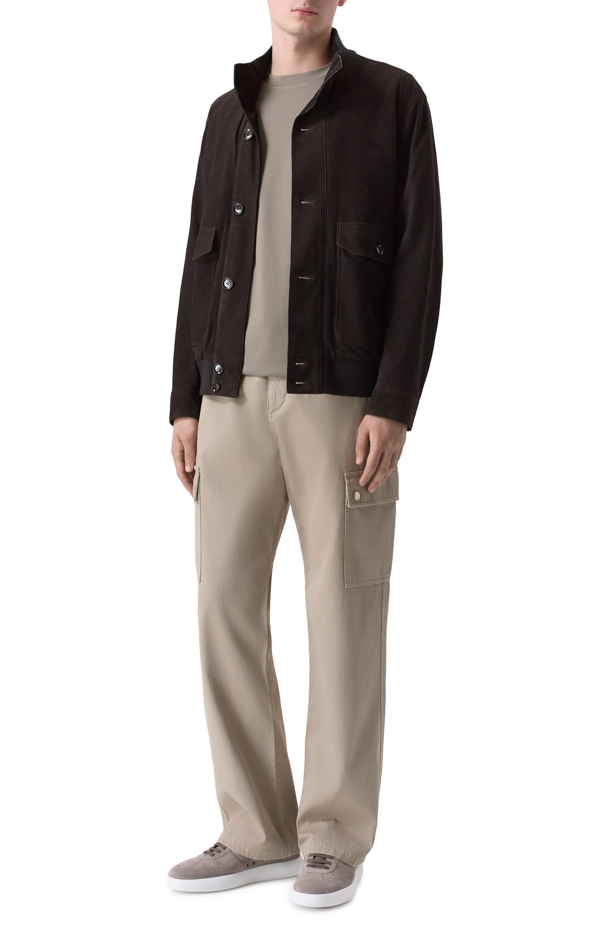 Замшевые кеды olympia BRIONI, арт. QHLW0L/09708, фото 2