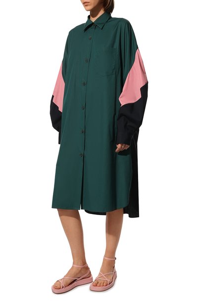 Хлопковое платье DRIES VAN NOTEN, арт. 221-011062-4046, фото 3